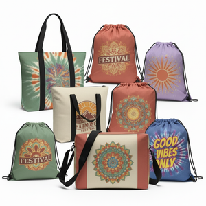 printed canvas totes