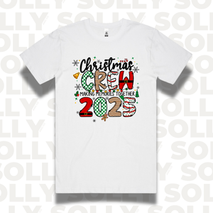 Christmas Crew (white tee)