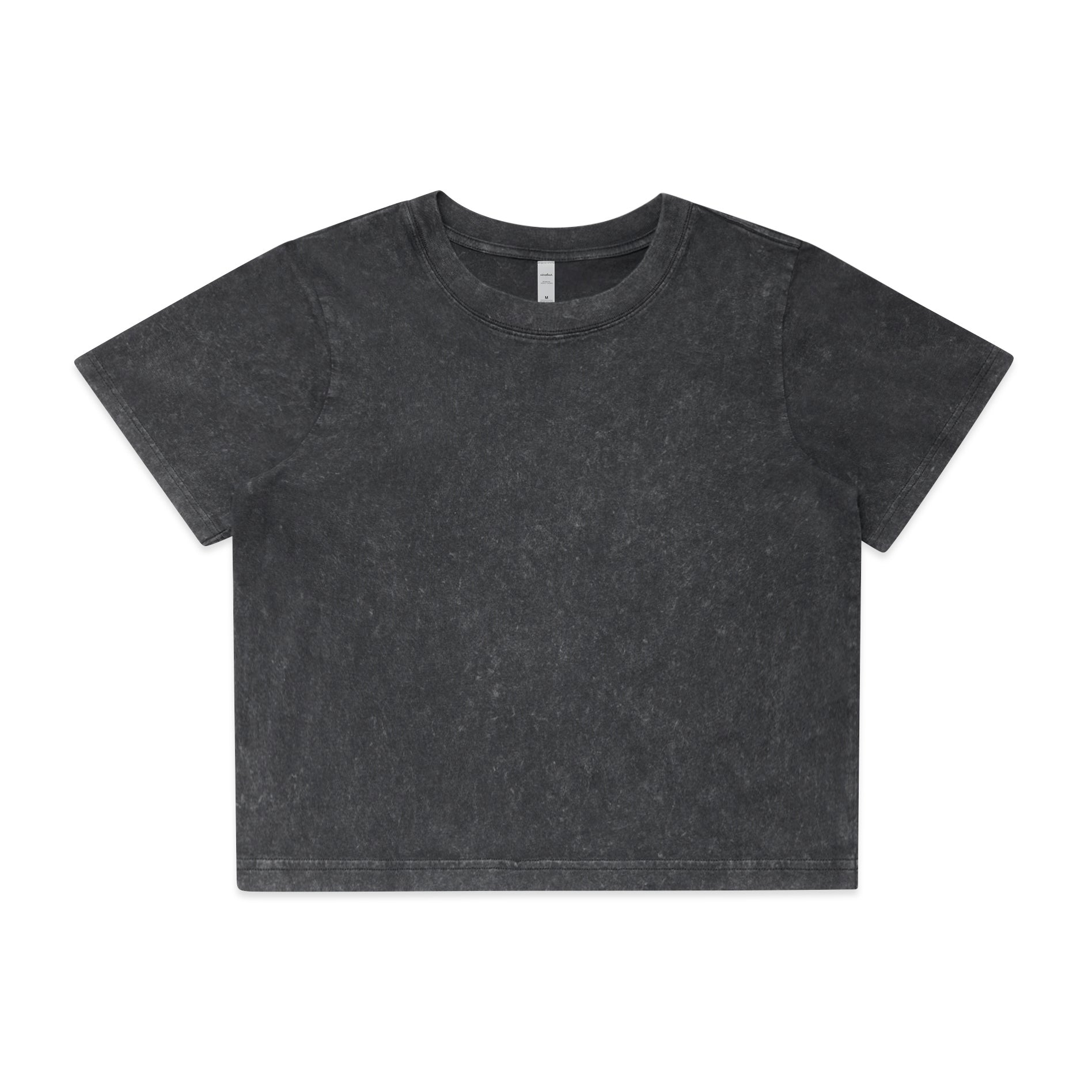 Women's AS Colour Stone Wash Heavy Crop Tee - 4086