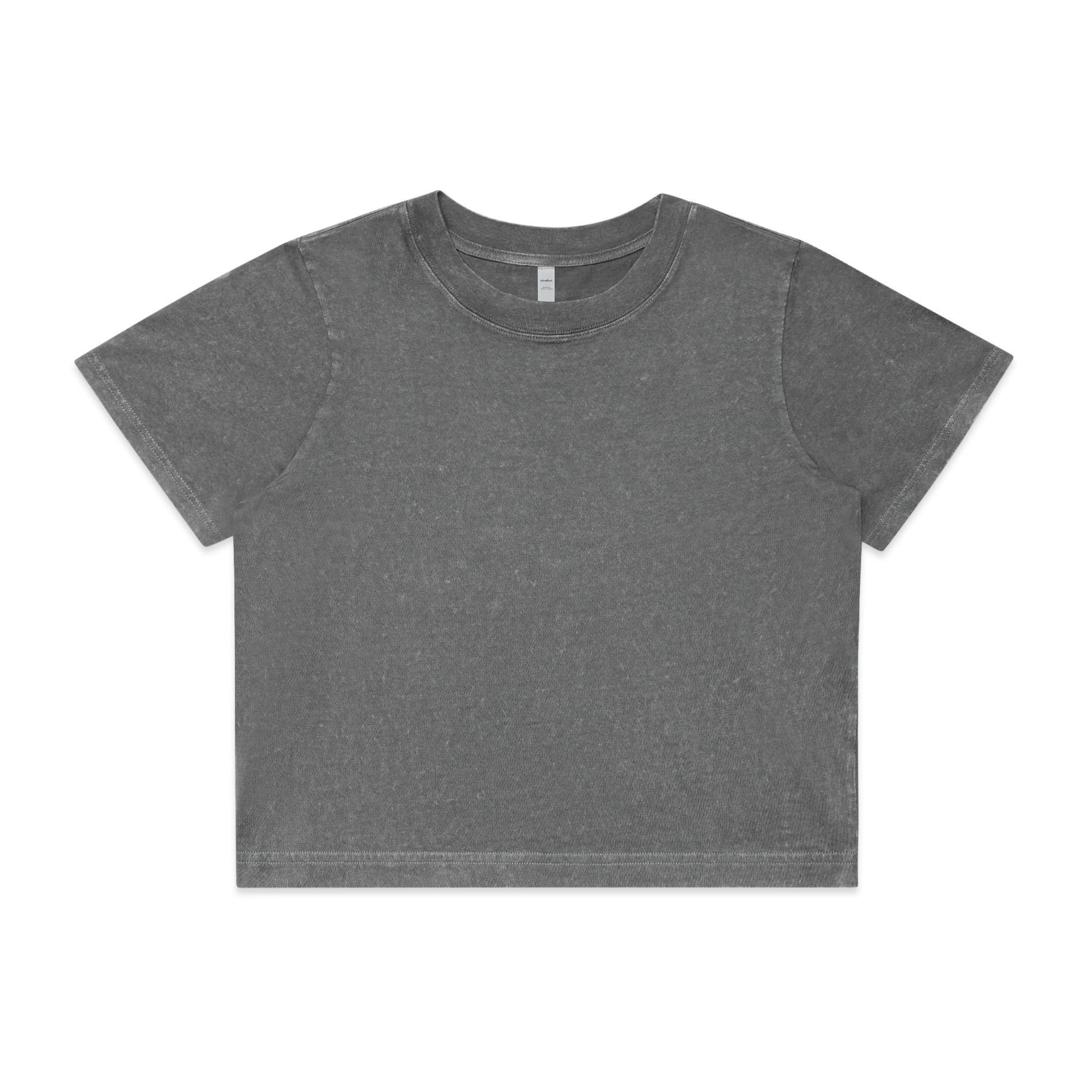 Women's AS Colour Stone Wash Heavy Crop Tee - 4086