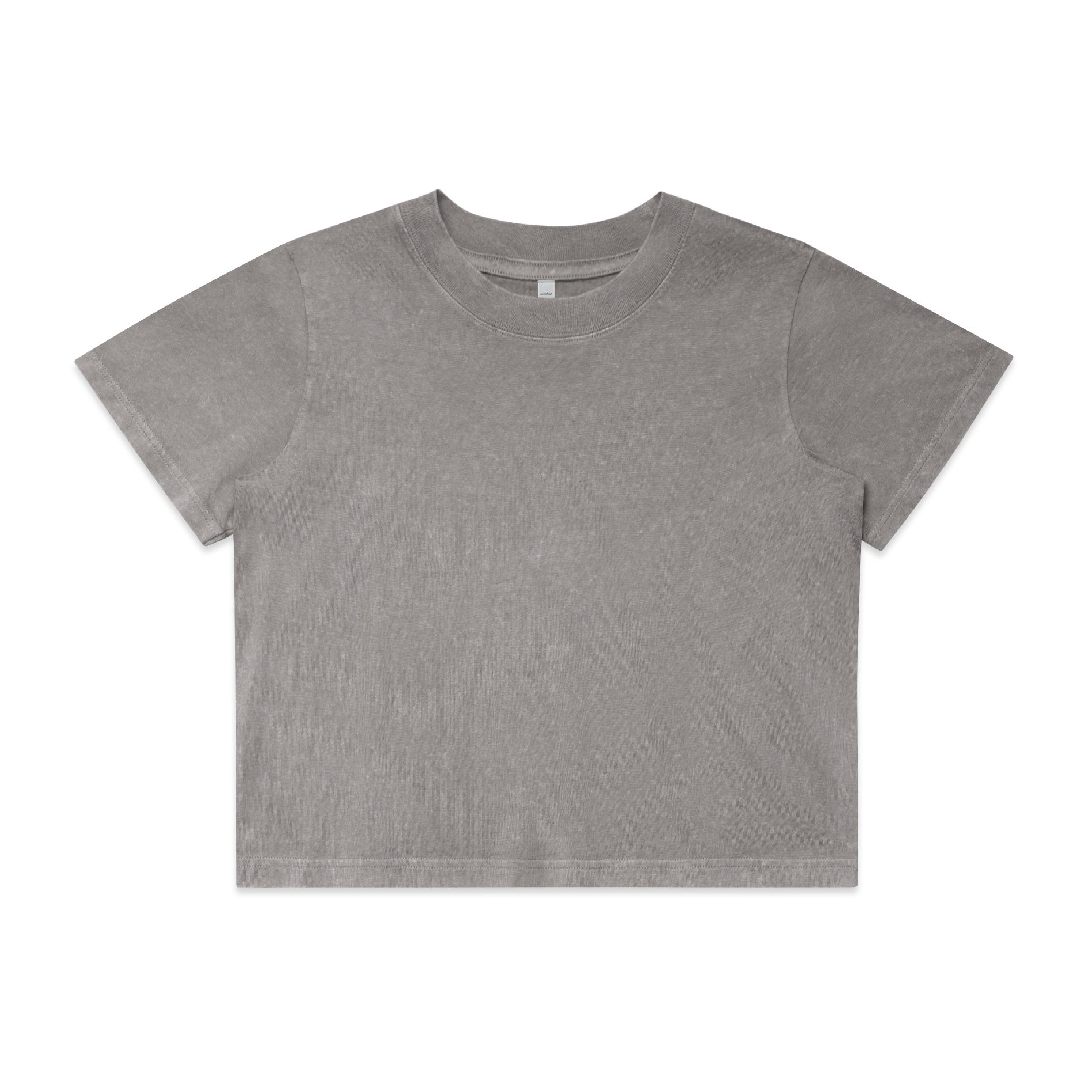 Women's AS Colour Stone Wash Heavy Crop Tee - 4086