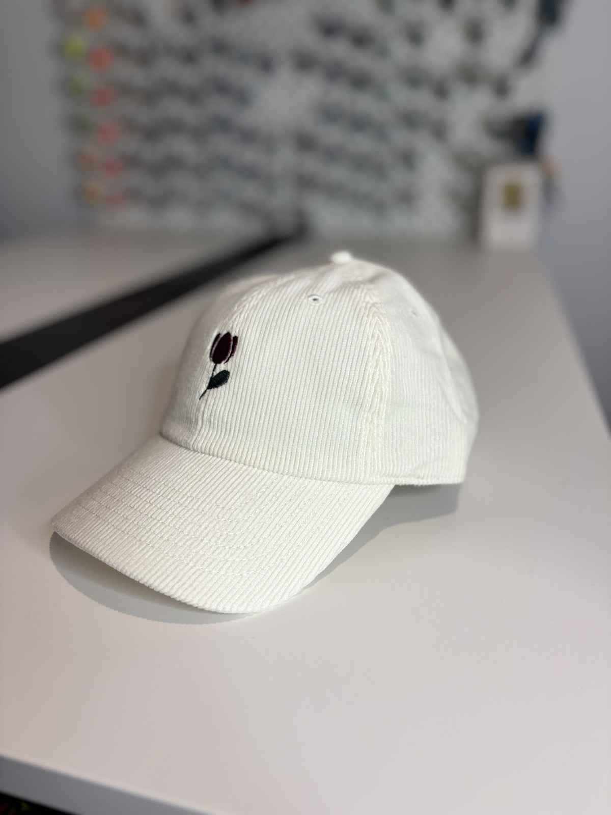Tulip Corduroy Adjustable Cotton Cap