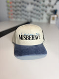 Vintage Blue Brim Adjustable Cap