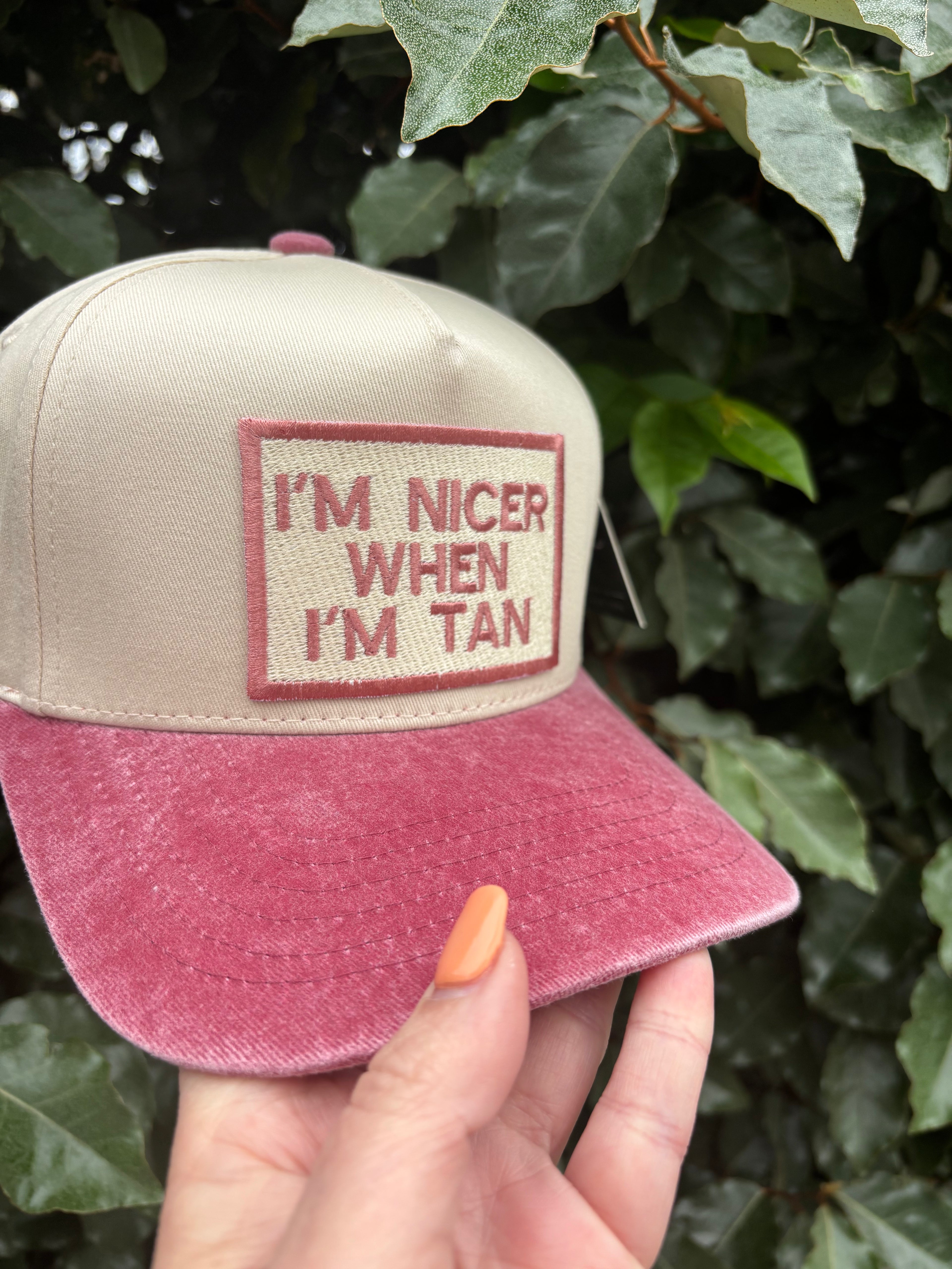 I'm nicer when I’m tan