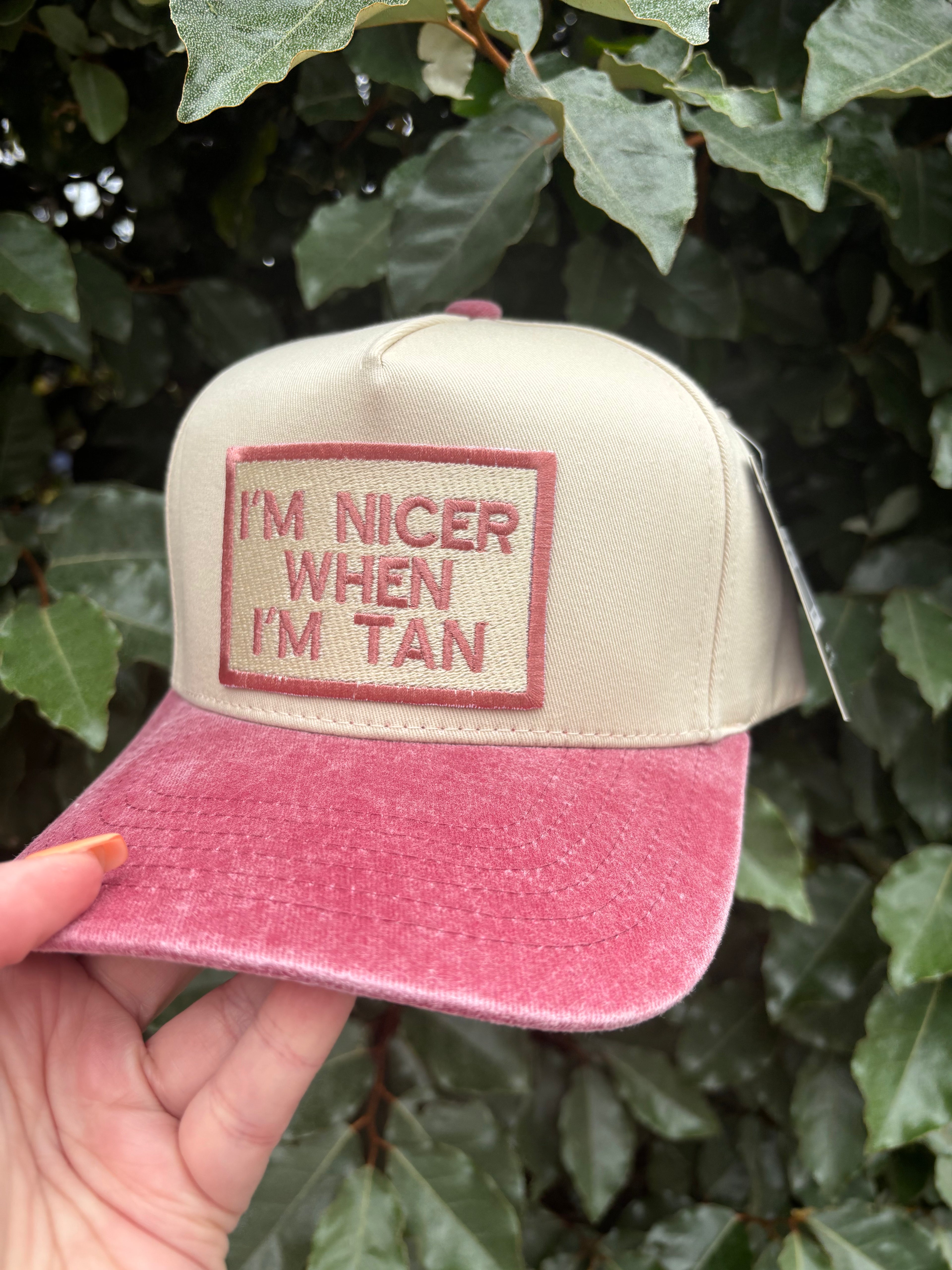 I'm nicer when I’m tan