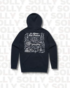 St Alban's Folk Festival - Unisex Pull Over Hoodie