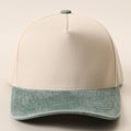 Two-Tone 5-Panel Trucker Hat with Vintage Washed Brim