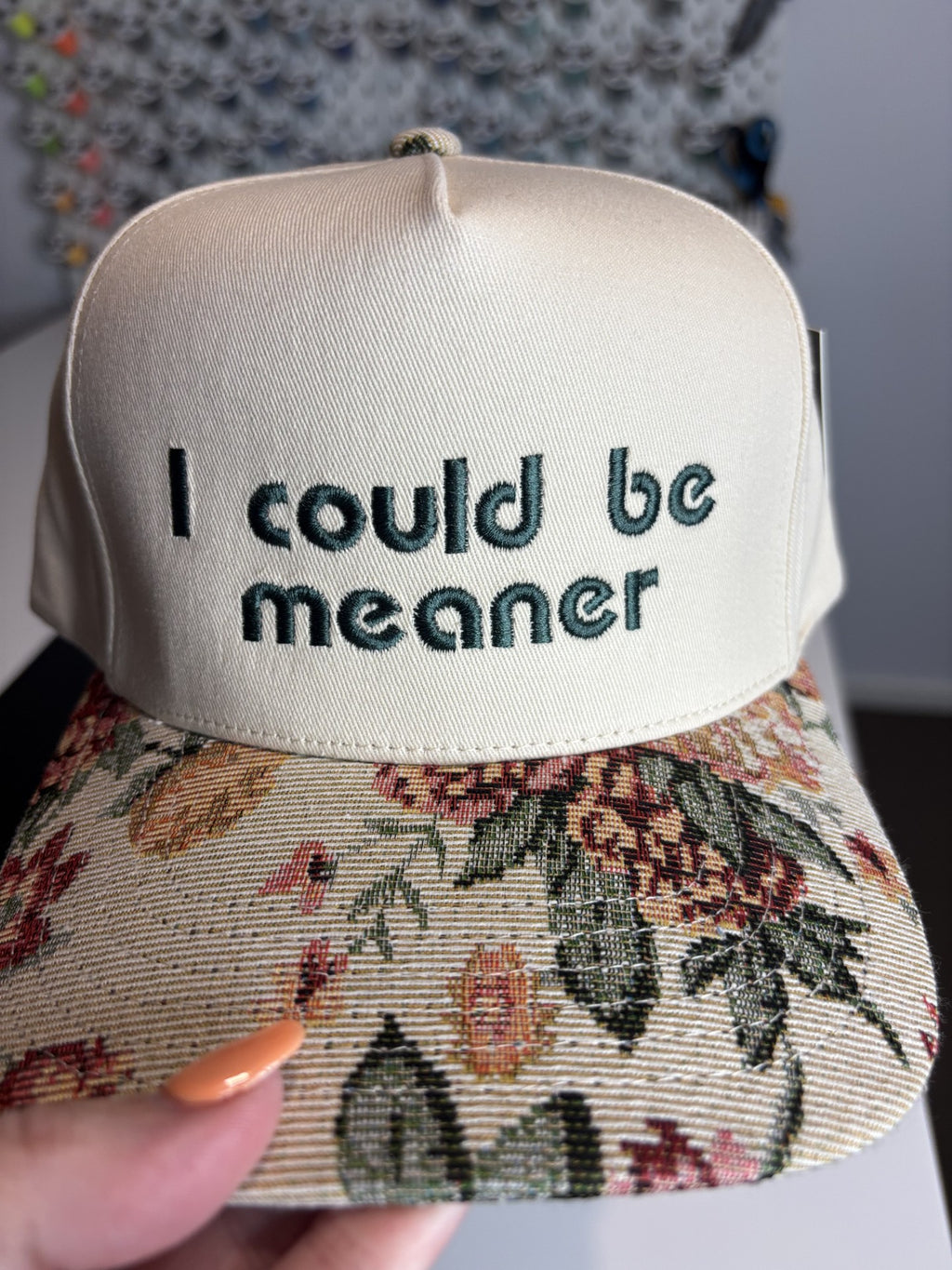 Tapestry Brim Adjustable Cap