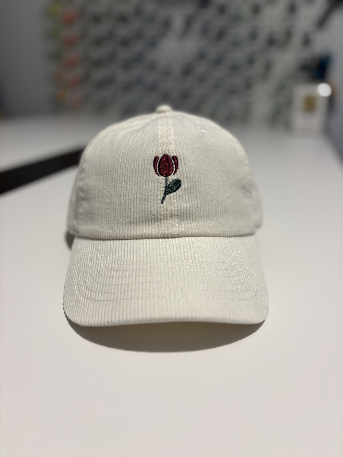 Tulip Corduroy Adjustable Cotton Cap
