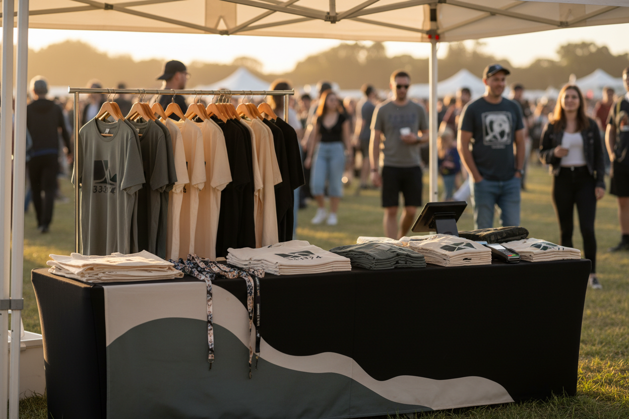 CAN YOU PAN OUT AN ALSO SHOW HANGING MERCH 