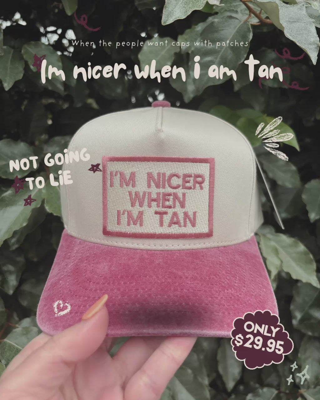 I'm nicer when I’m tan